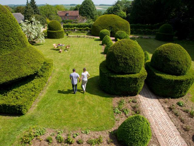 Gerberoy, Le jardin des Ifs