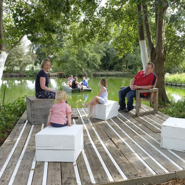 Amiens, festival des hortillonnages, famille